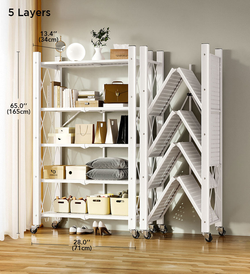 Foldable metal organizer