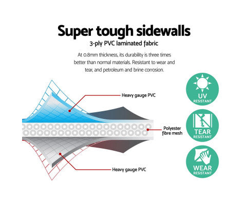 Bestway swimming pool - 2.59 x 1.7 x 0.61M - above ground - rectangular