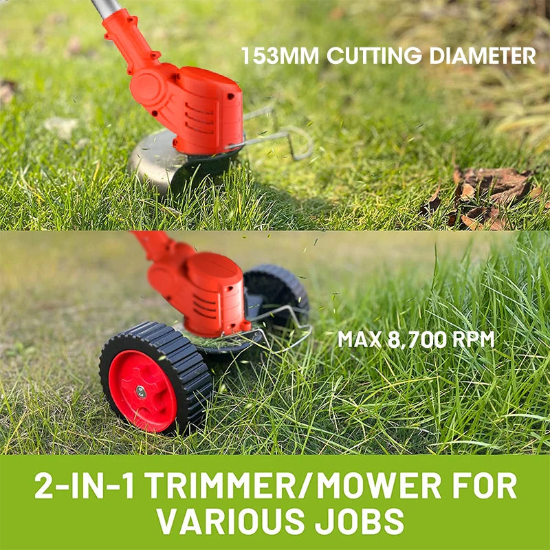 Electric weed trimmer - 3 in 1