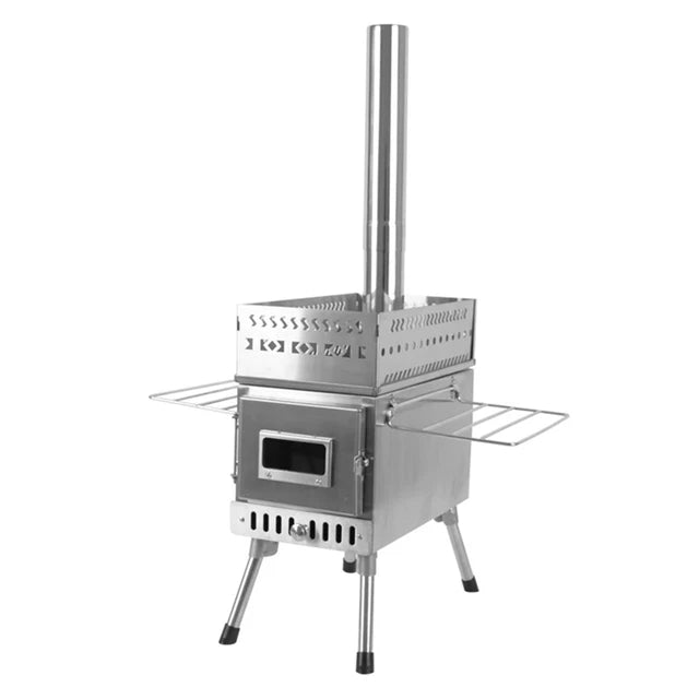 Sauna stove wood - stainless steel