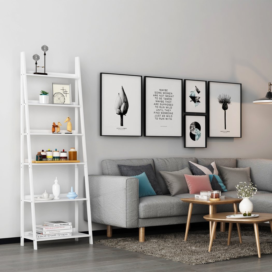 Display shelf rack - White