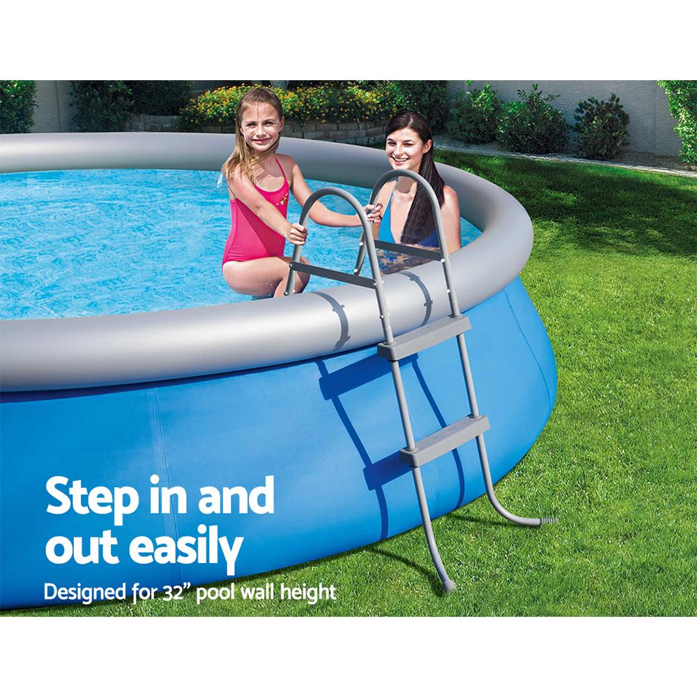 Bestway ladder - 84cm 32 inch deep - for above ground swimming pools